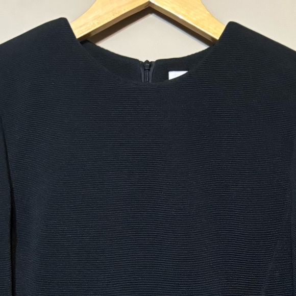 MARISA MINICUCCI Designer Structured Black Dress - Picture 6 of 9